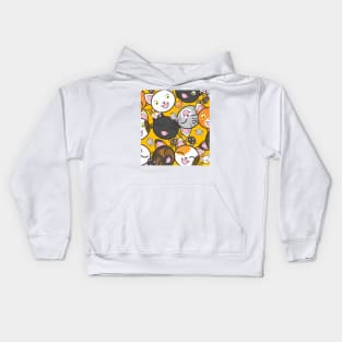 Cute Cat Pattern Design Kids Hoodie